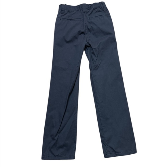 Bundle Boys Slim Pants Beige 12 Slim Navy 14 Slim adjustable Elastic Waistband - Picture 7 of 10